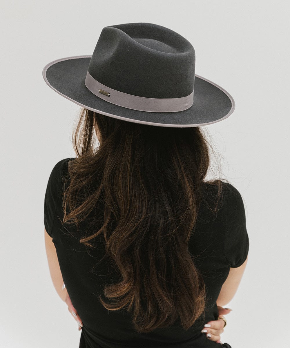 Monroe Rancher Fedora Hat for Men & Women - Western Style Cowboy Hat with Wide Brim - Perfect for Outdoor, Rodeo, and Country Music Events