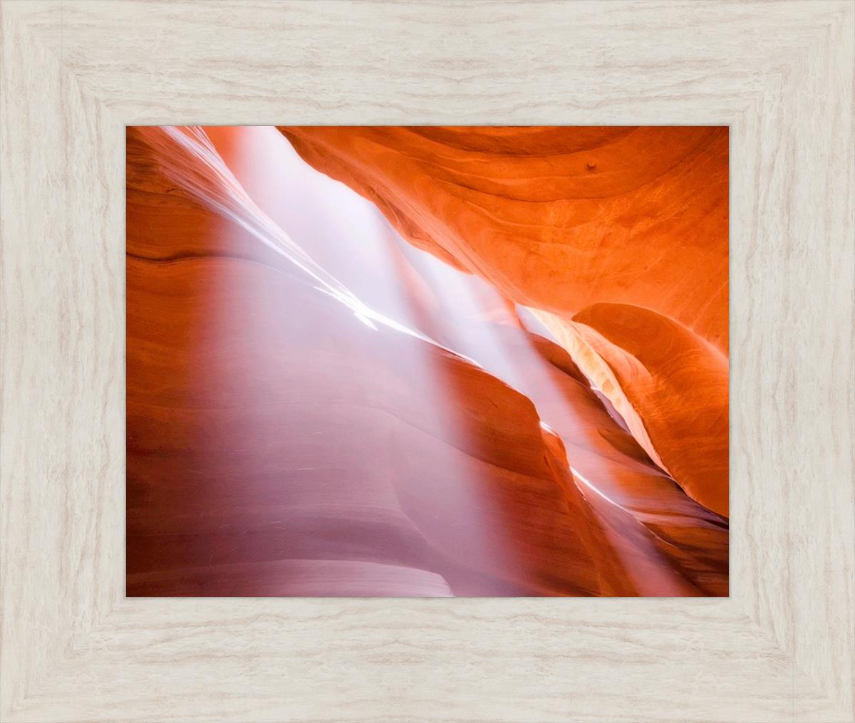 Stunning Antelope Canyon Light Shafts Wall Art - Natural Sunbeam Photography Print for Home & Office Decor - Perfect for Living Rooms, Bedrooms & Workspaces