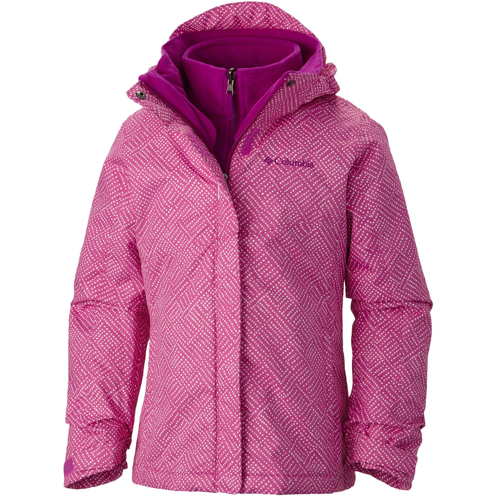 Columbia Girls' Bugaboo Interchange Jacket - Waterproof & Breathable 3-in-1 Winter Jacket for Outdoor Play, Skiing & Snowboarding