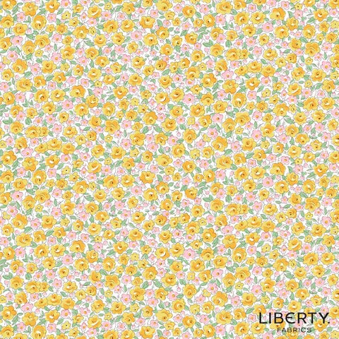 Liberty Heirloom 5-Piece Spring Dinnerware Set - Etty Rose Yellow Floral Design for Elegant Dining & Special Occasions