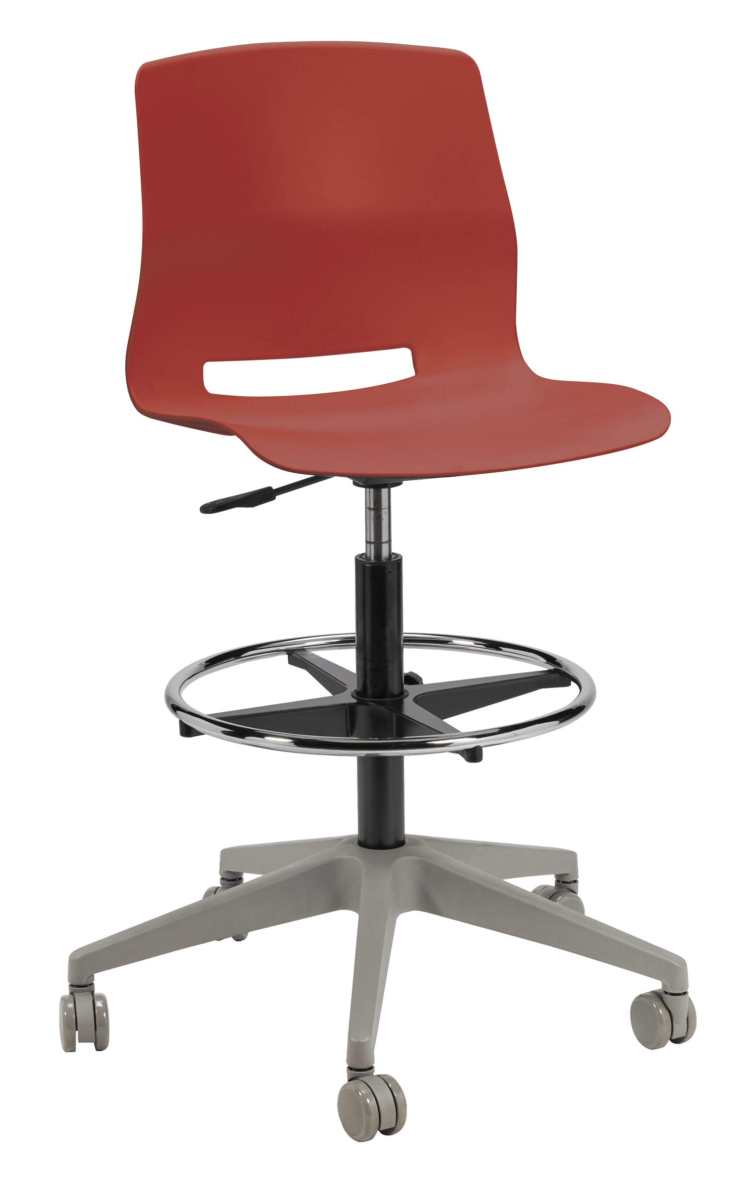 Ergonomic Lola Office Chair - Adjustable Height & Lumbar Support, Peri Red - Perfect for Home Office, Gaming & Workspace Comfort