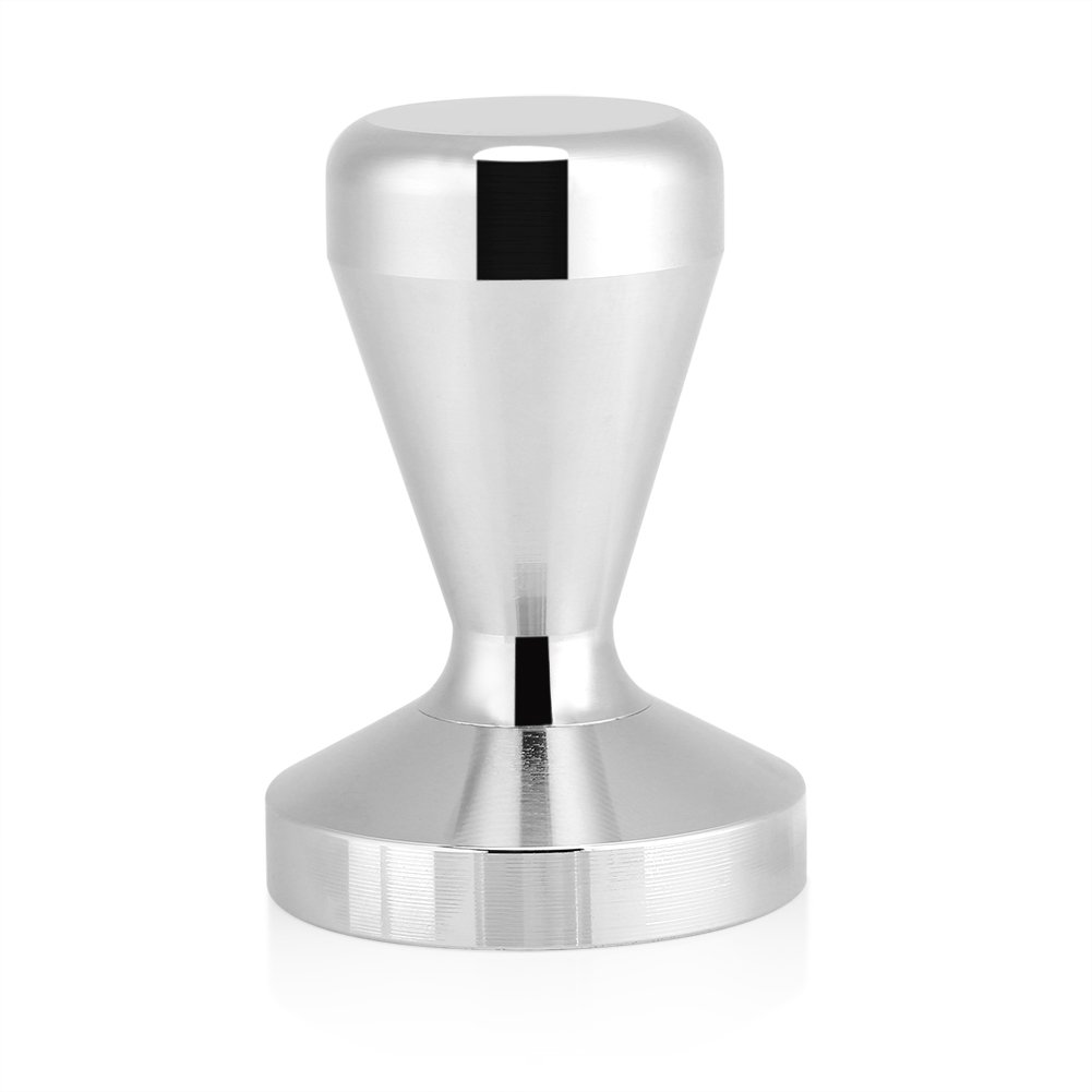 Premium Stainless Steel Coffee Tamper with Flat Base - Professional Espresso Press Tool for Baristas & Home Brewing - Perfect for Espresso Machines & Coffee Shops
