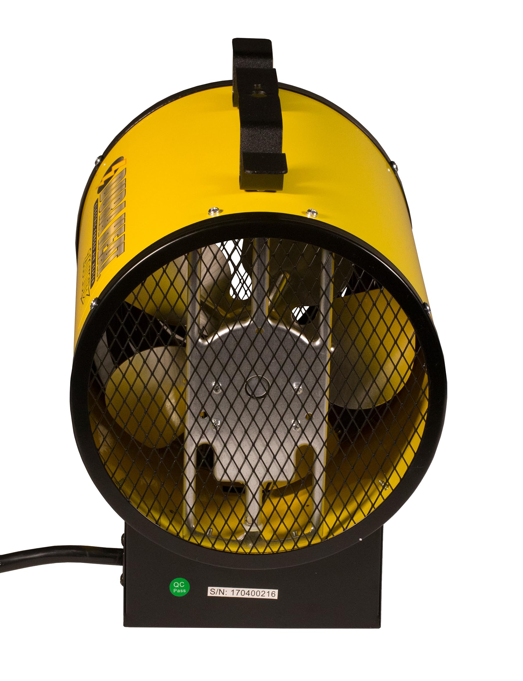 Dura Heat 240V Electric Forced Air Garage Heater with Overheat Protection - Medium Size, Yellow - Perfect for Workshop, Warehouse & Industrial Space Heating