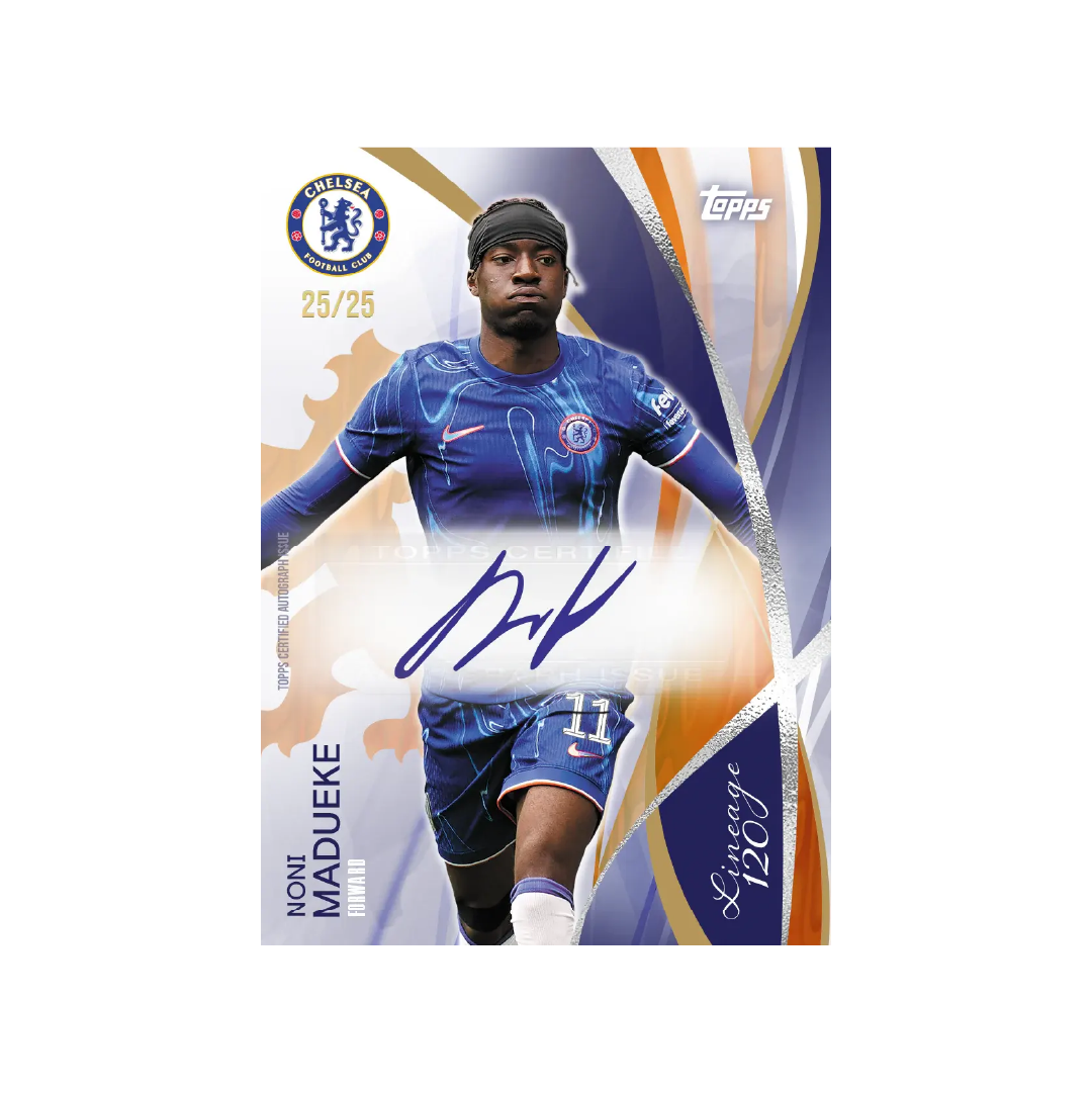 Topps Chelsea Lineage: 120 Years Anniversary Edition 2024/25 Soccer Trading Cards - Perfect for Collectors, Fans & Gift Giving