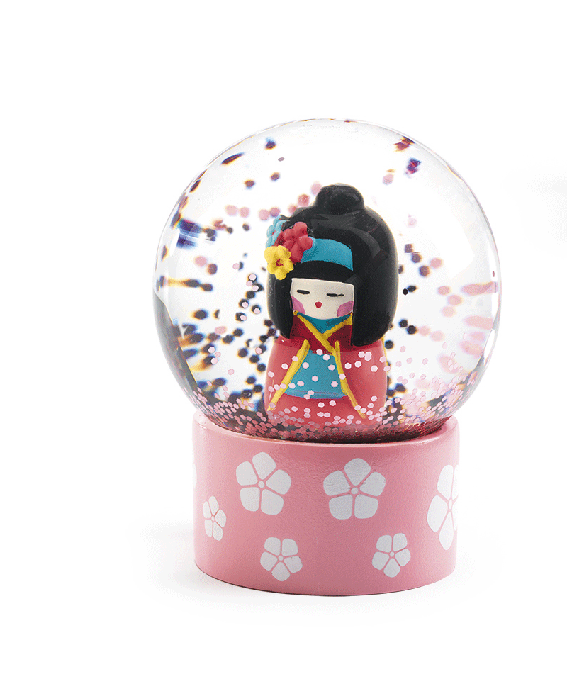 DJECO So Cute Snow Globe - Christmas Decoration, Holiday Gift & Winter Home Decor for Kids & Adults - Perfect for Mantel, Office Desk & Seasonal Display