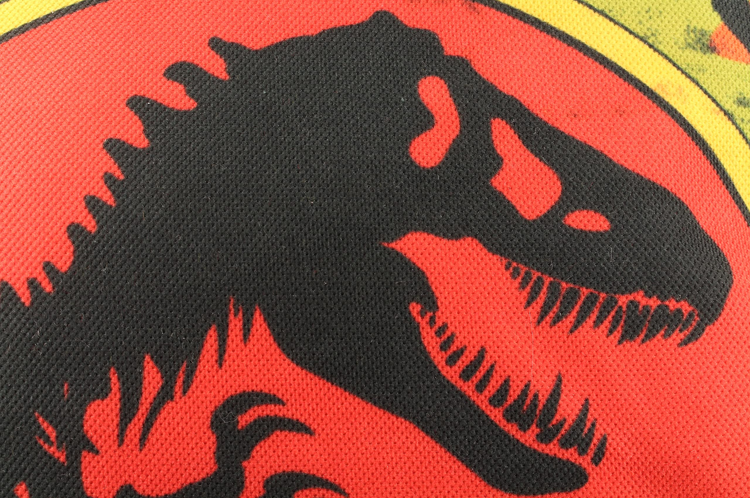 SD TOYS Jurassic Park Logo Throw Pillow - Soft & Comfortable Cushion for Home Decor, Movie Themed Gift for Fans, Living Room, Bedroom, or Office Use