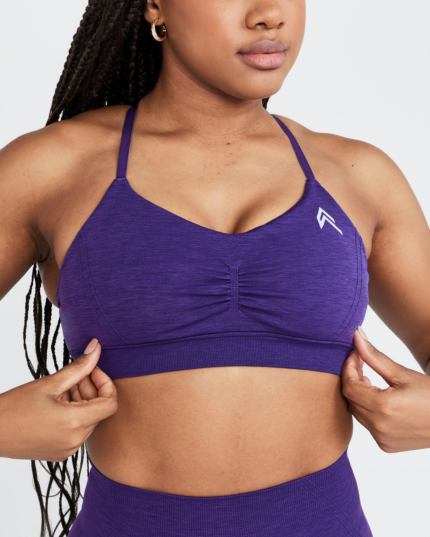 Effortless Micro Bralette in Amethyst Purple | Comfortable Wireless Bralette for Yoga, Lounge & Everyday Wear