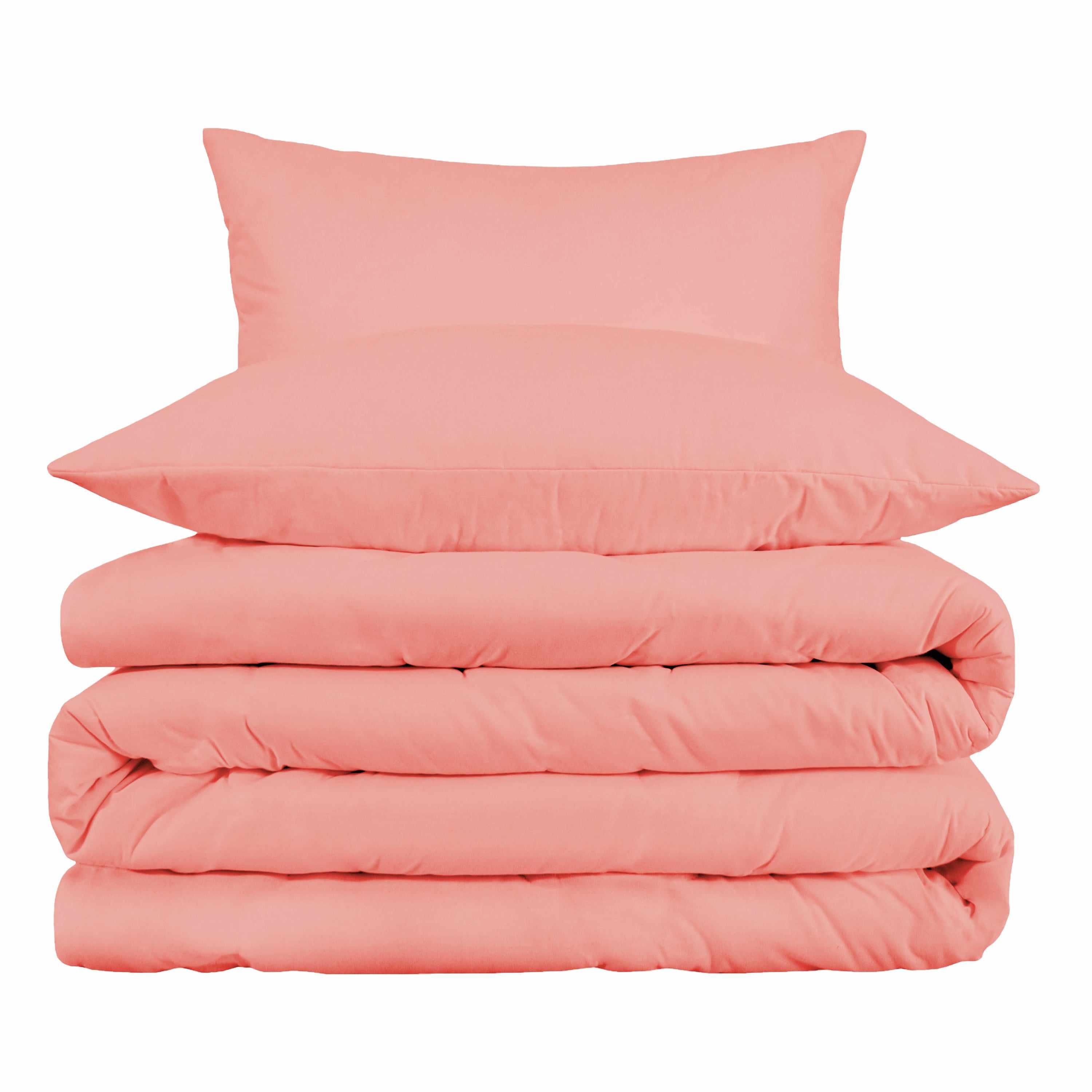 1000 Thread Count Egyptian Cotton Solid Duvet Cover Set - Luxury Bedding for Master Bedroom & Guest Room - Soft Breathable Duvet Cover for All Seasons