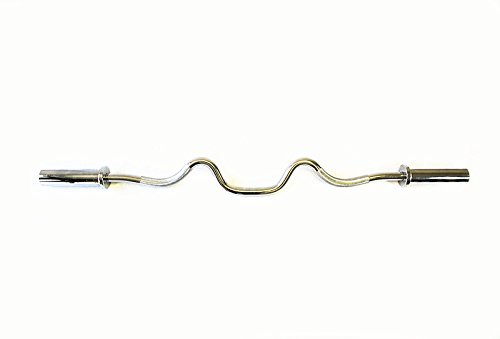 Olympic Super Curl Bar - Heavy Duty 7ft Weightlifting Barbell for Strength Training, Home Gym & CrossFit Workouts | Perfect for Bicep Curls, Shoulder Press & Full-Body Exercises