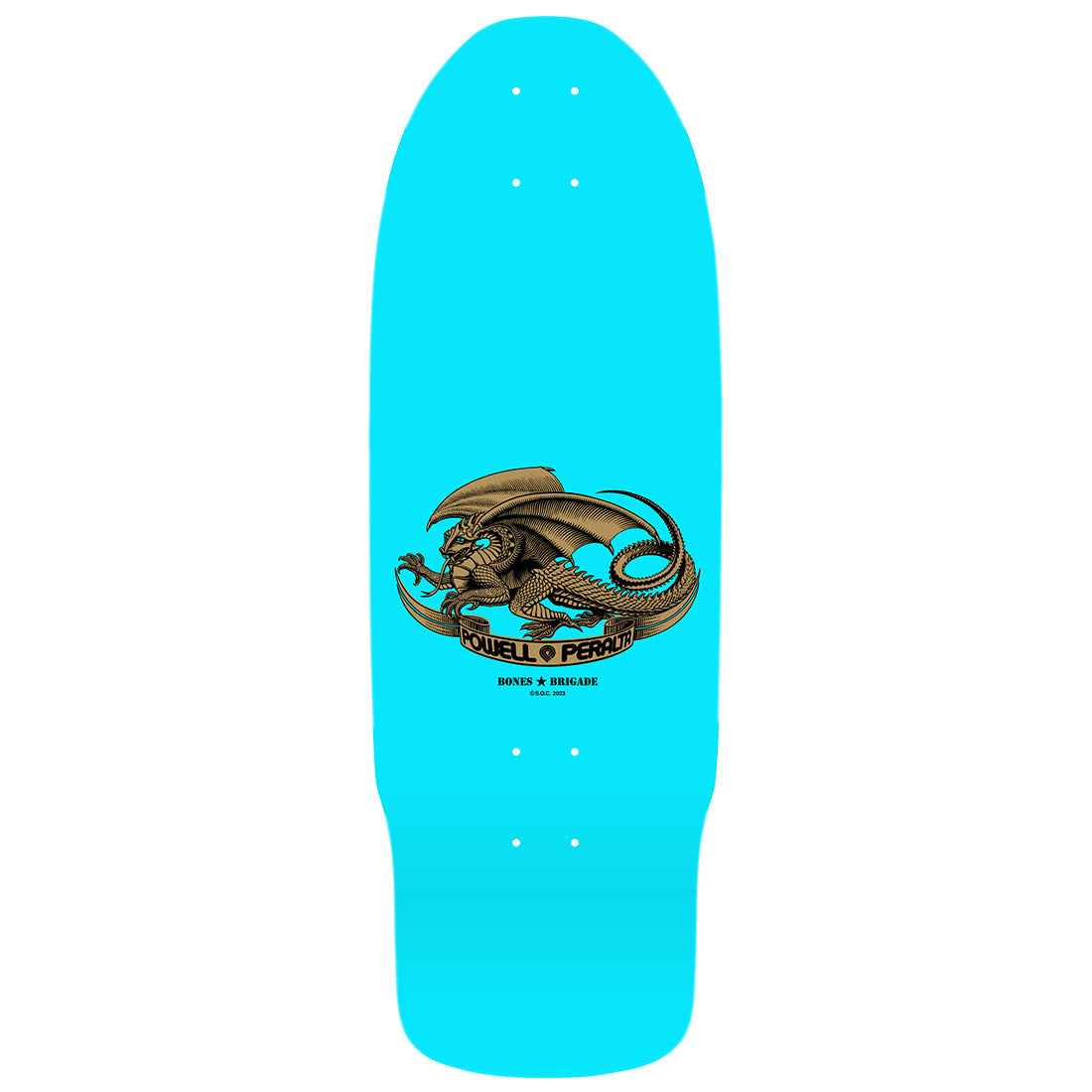 Powell Peralta Bones Brigade Caballero 15th Series Skateboard Deck - Sky Blue | Professional Street & Park Skateboarding Board