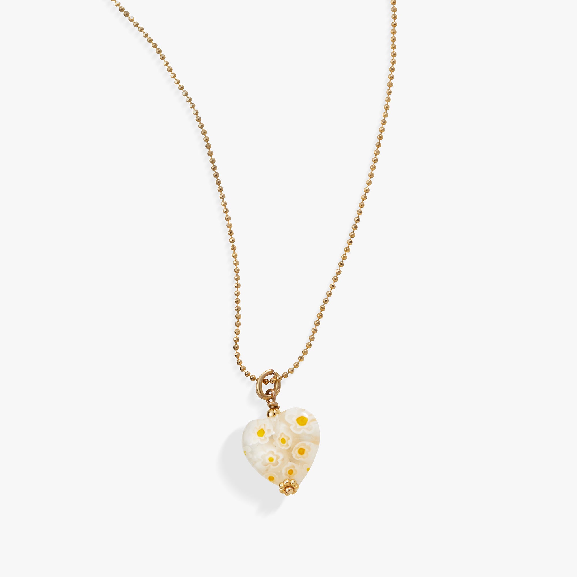 Daisy Heart Charm Necklace for Women - Adjustable Sterling Silver Pendant Necklace - Perfect for Valentine's Day, Anniversary & Romantic Gifts