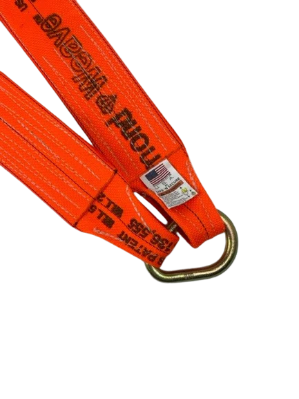 4 x 36V Diamond Weave Strap Bridle with 8 J-Hooks & Forged RTJ Frame Cluster Hooks - Heavy Duty Industrial Lifting & Rigging Equipment for Construction, Marine, and Oilfield Applications