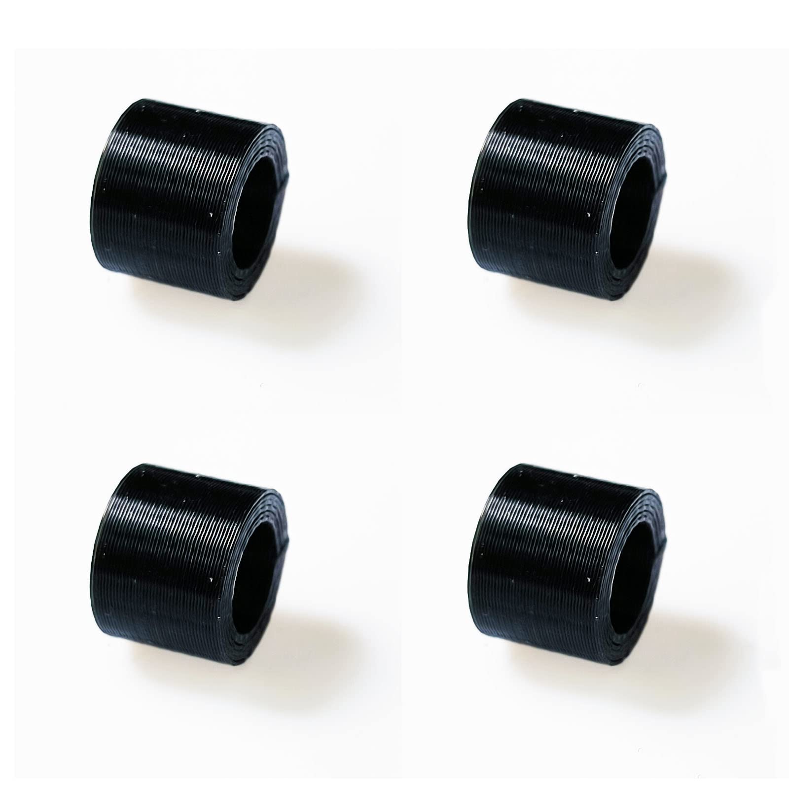 PIAOLGYI 4 Pack Replacement Rubber Rollers for Cricut Maker - Compatible Accessories for DIY Crafting, Scrapbooking & Vinyl Cutting Projects (Black)