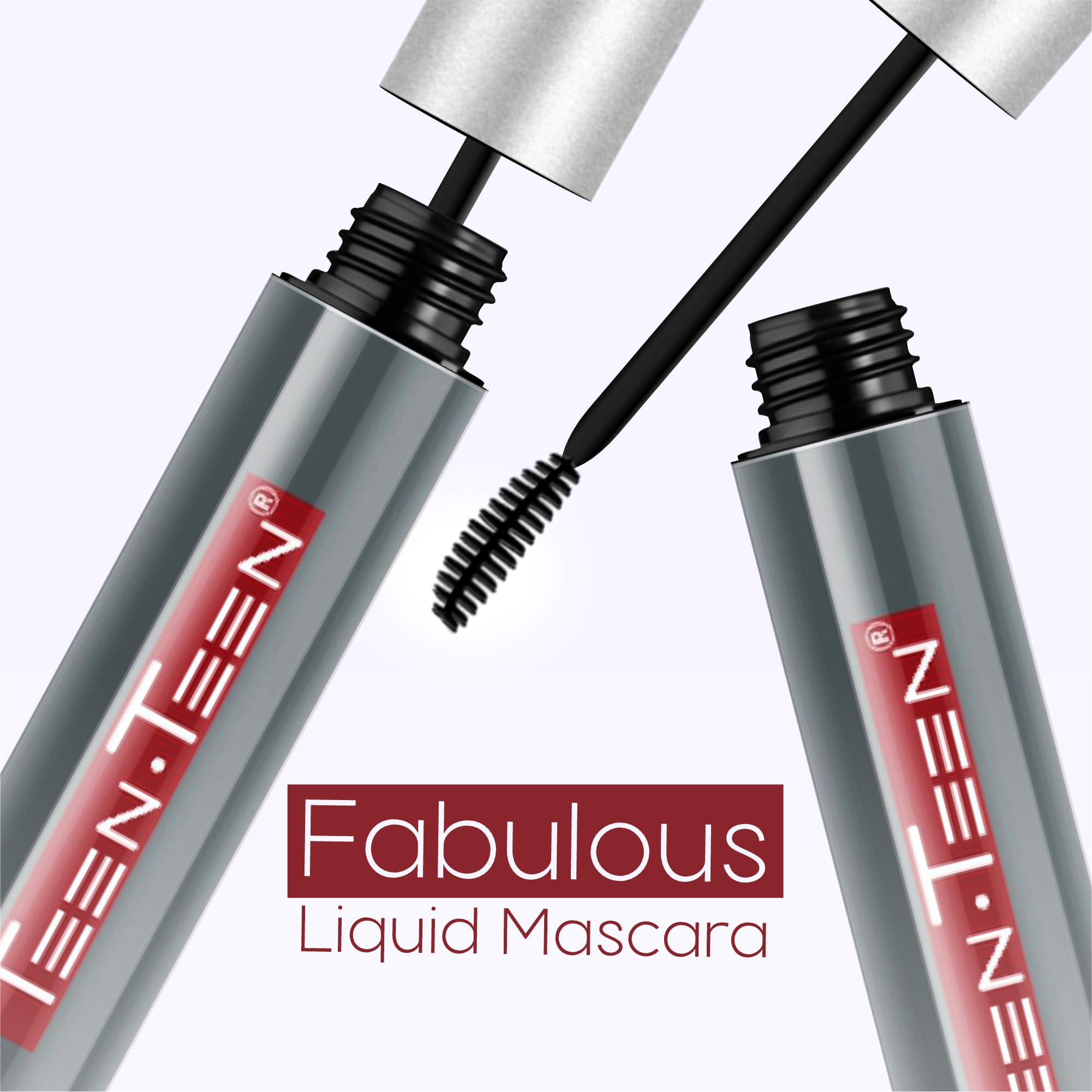 TEEN.TEEN Bold Eyes Fabulous Waterproof Mascara - Black | 8ml Volumizing & Lengthening Mascara | Long Lasting Smudge Proof | Pack of 1 | Perfect for Daily Wear, Night Out & Special Occasions