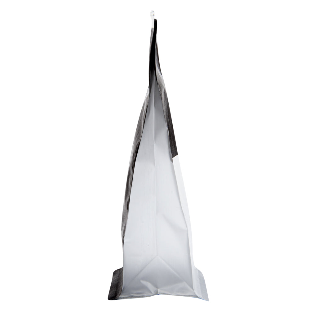 Premium Black Cotton Paper Tin Tie Bags with Clear Window - 5
