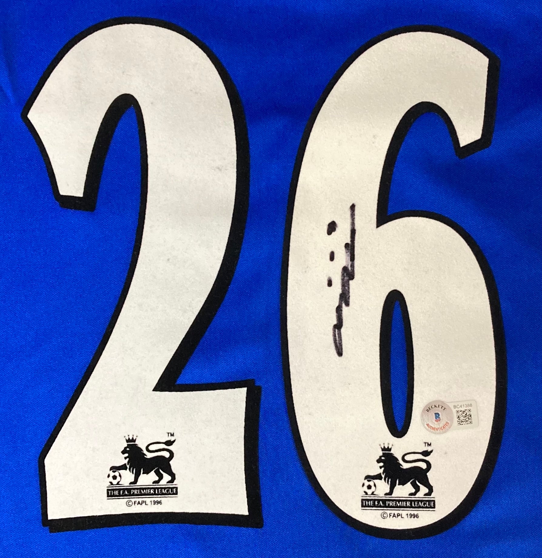 John Terry Autographed Chelsea FC Centenary Soccer Jersey - Authentic Signed Football Shirt - Perfect for Fans, Collectors & Memorabilia Displays