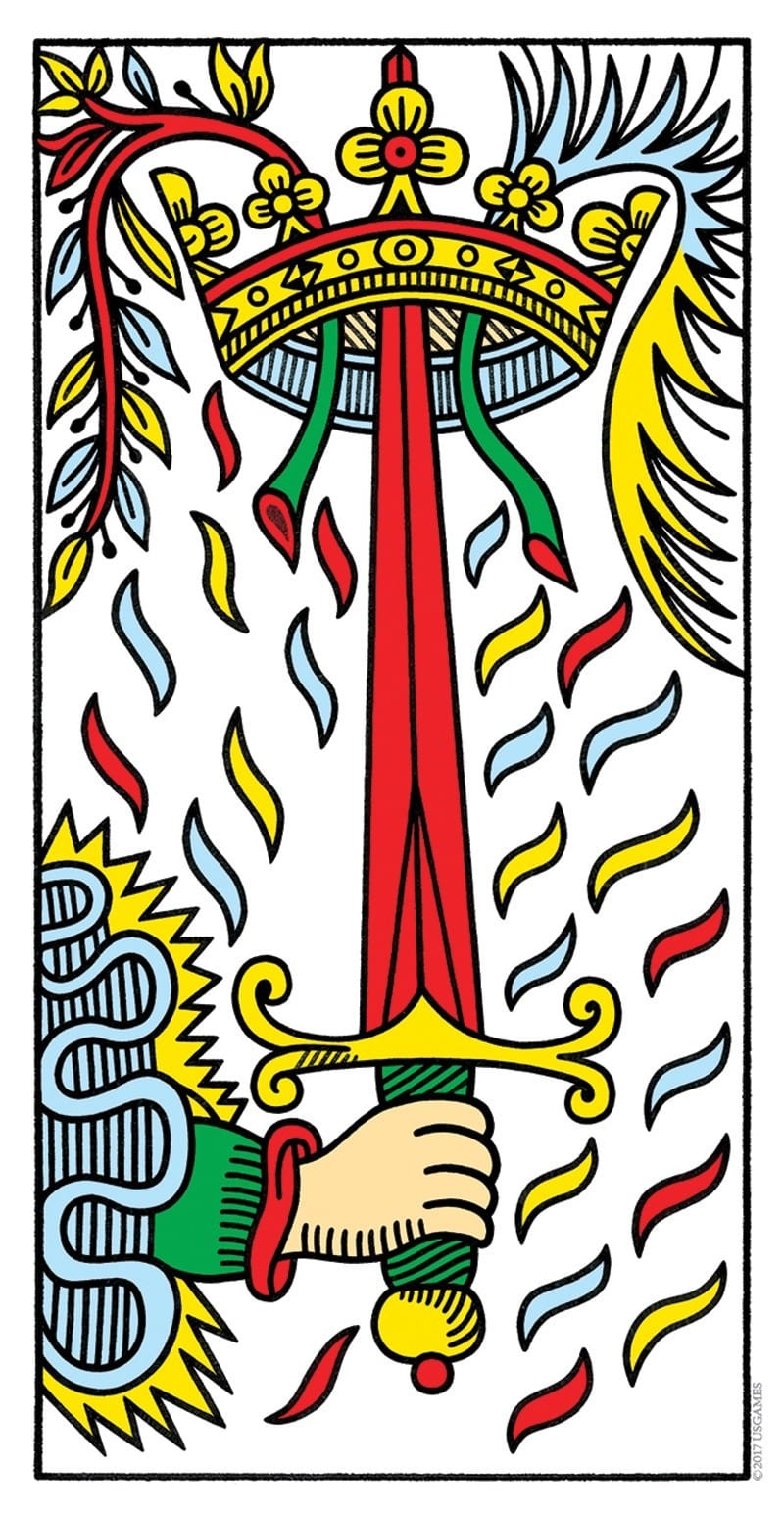 Authentic CBD Tarot De Marseille Deck - Premium French Tarot Cards for Divination, Meditation & Spiritual Guidance - Perfect for Beginners & Professional Readers