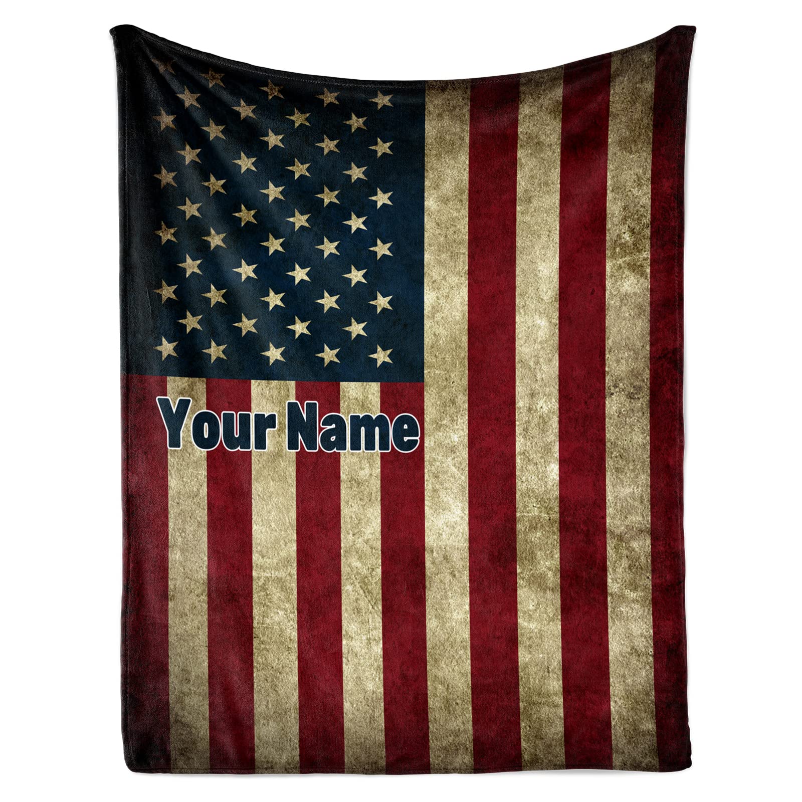 Jekeno Personalized Custom Throw Blanket with Name - Soft & Warm 50x60 Inch Flannel Blanket for Couch, Bed, Sofa - Perfect Gift for Christmas, Anniversary, Housewarming