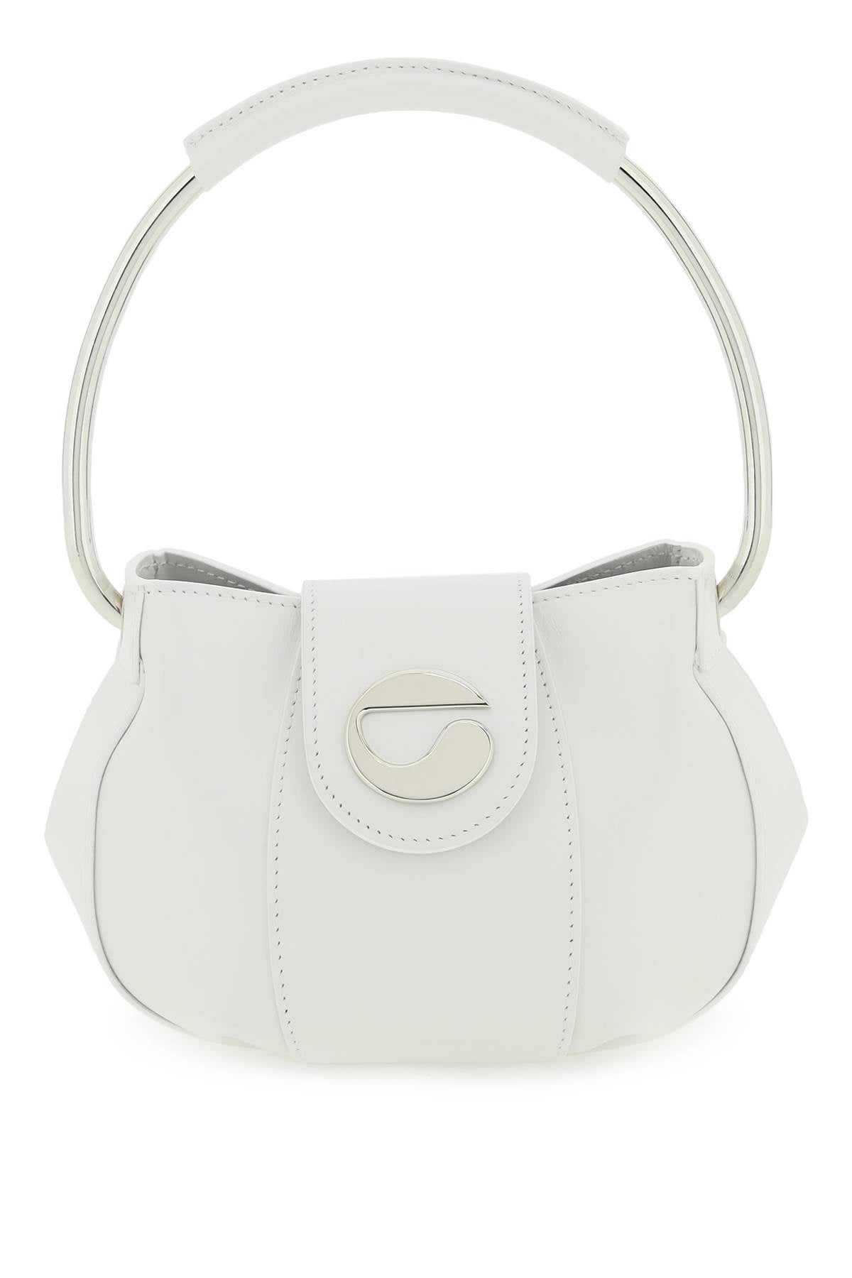 Coperni Ring Pouch Handbag for Women - Stylish Leather Crossbody Bag with Gold-Tone Ring Detail - Perfect for Parties, Dates & Everyday Use