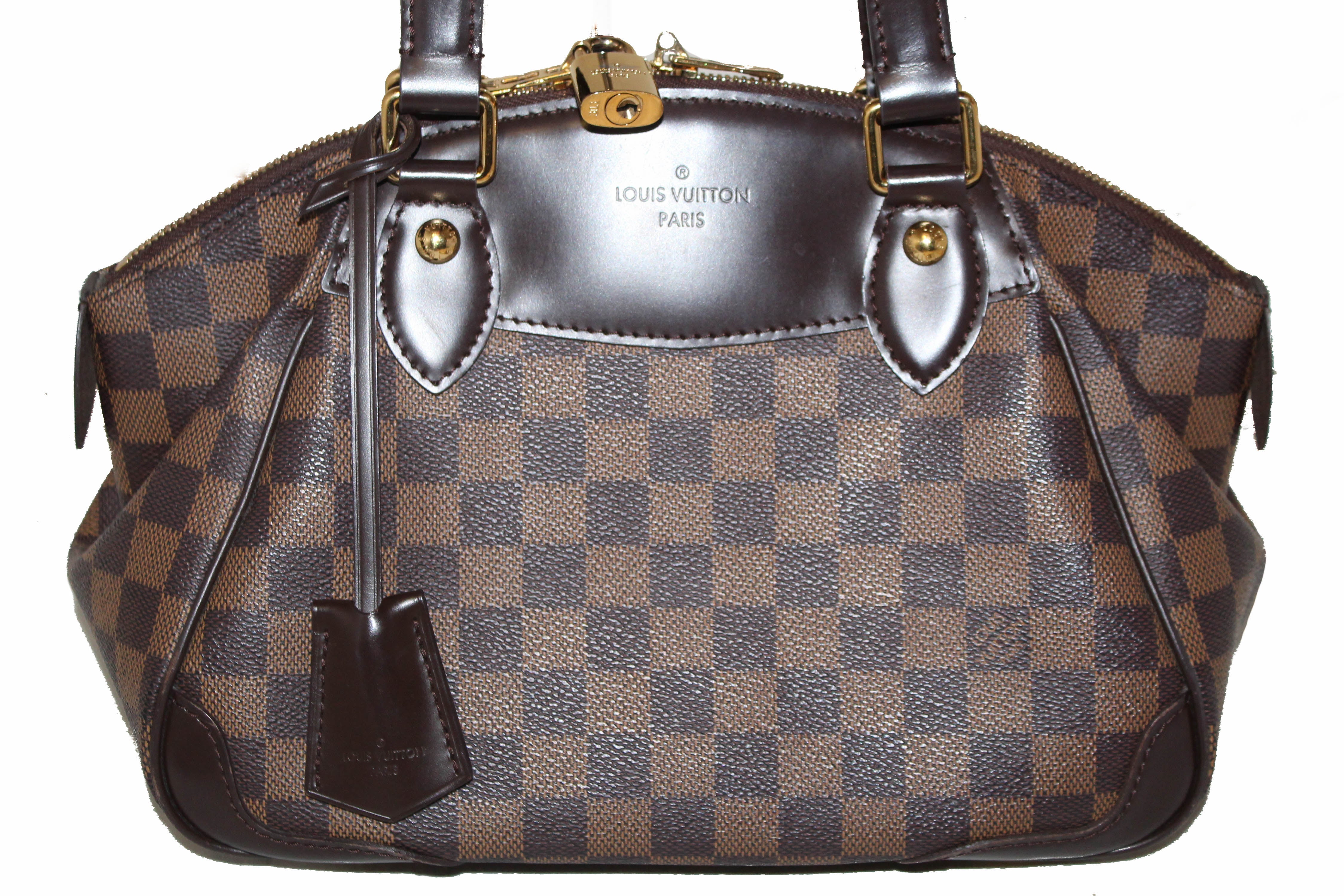 Authentic Louis Vuitton Damier Ebene Verona PM Shoulder Bag - Luxury Designer Handbag for Women, Perfect for Work, Travel & Everyday Use