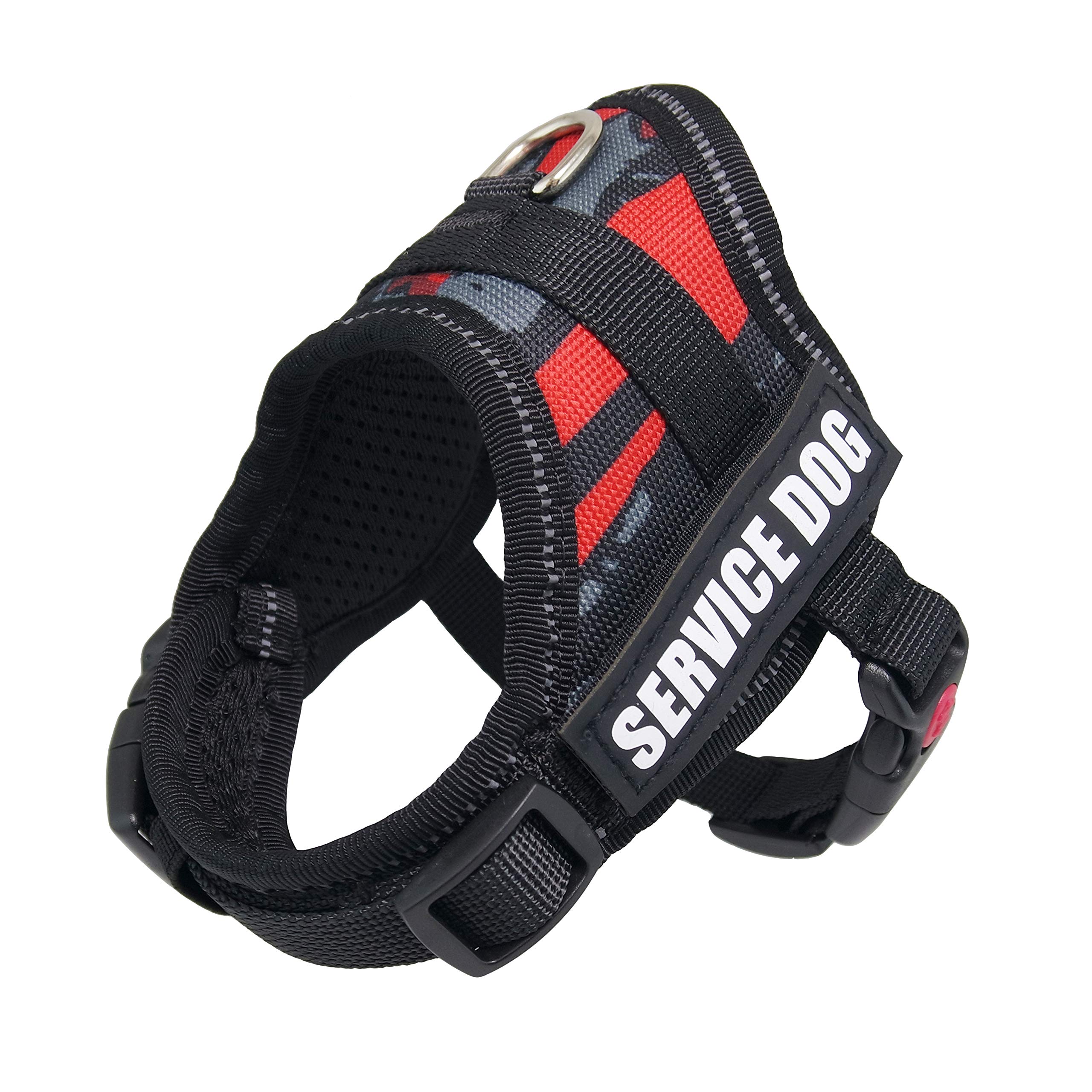 Dihapet No Pull Dog Harness - Adjustable Service Dog Vest for Training, Walking & Jogging - Comfortable Pet Safety Vest for Small Medium Large Dogs - Perfect for Outdoor Adventures & Daily Walks
