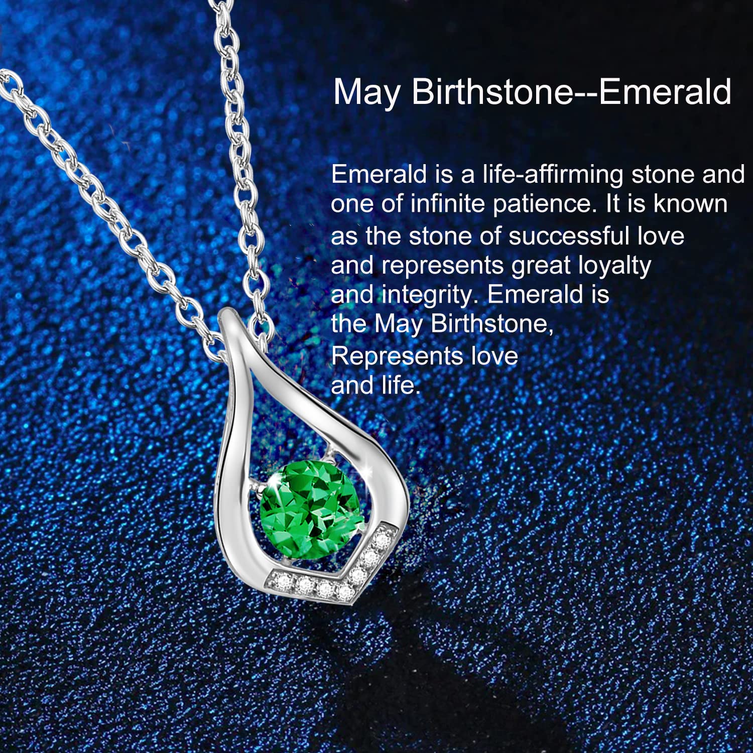 12 Months Colorful Birthstone Necklace for Women - Sterling Silver Infinity Pendant Jewelry Gift for Anniversary, Birthday, Christmas & Valentine's Day | Perfect for Everyday Wear, Special Occasions & Thoughtful Gifting