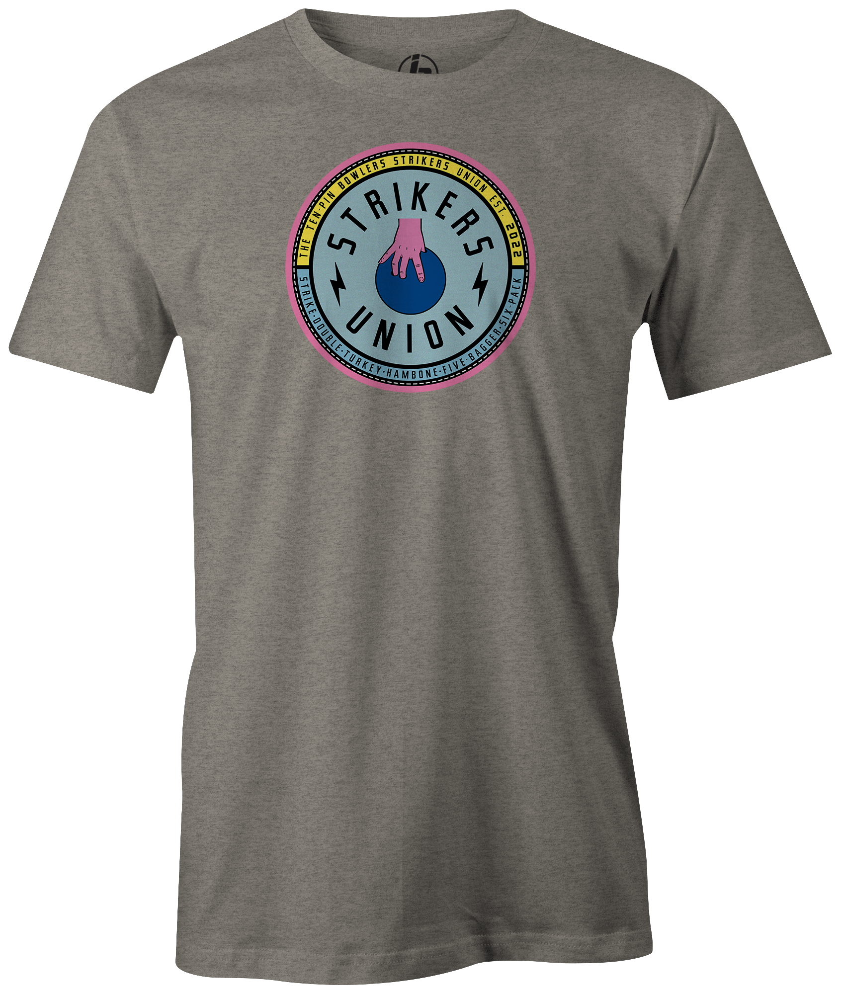 Strikers Union Bowling Shirt - Premium Cotton Bowler Tee for Men & Women - Perfect for Bowling Leagues, Tournaments, and Casual Wear