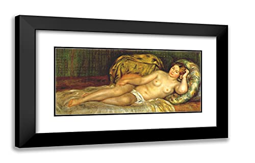 Black Modern Wood Frame with Double Matting