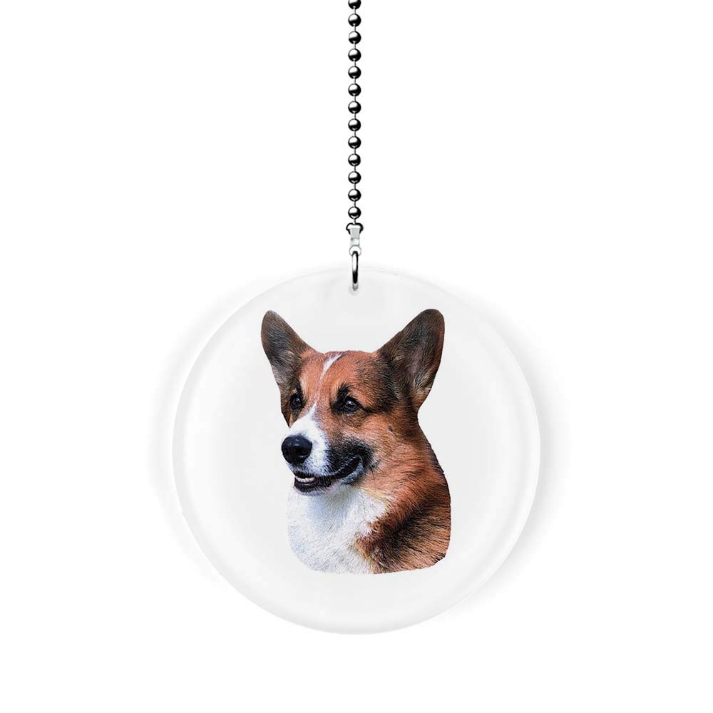Welsh Corgi Light Switch Pull Cord - Cute Dog Decor for Home, Bedroom, Nursery | Fun and Whimsical Ceiling Fan Chain Replacement