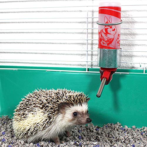 Vitakraft Small Animal Water Bottle Guard - 4oz Leak-Proof Pet Water Dispenser for Hamsters, Guinea Pigs & Rabbits - Perfect for Cages, Habitats & Travel Use