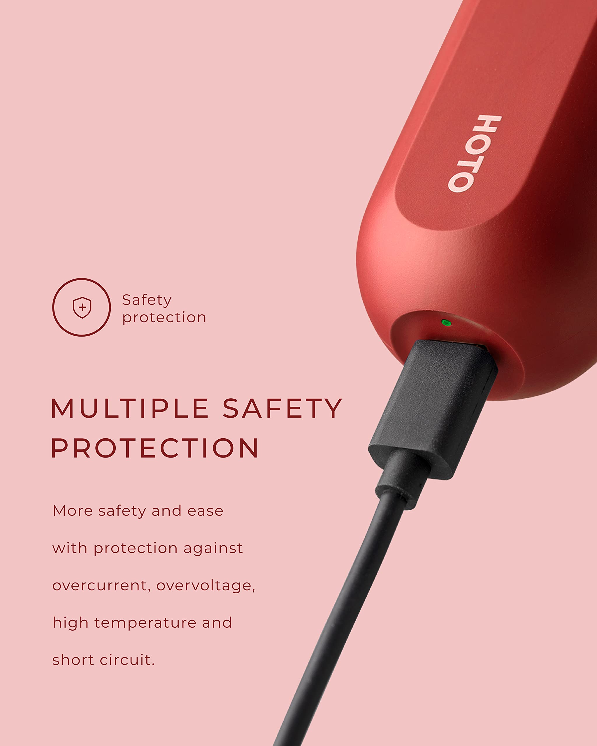HOTO 12V Cordless Brushless Drill & 3.6V Electric Screwdriver Combo Kit - Perfect for DIY Home Projects, Furniture Assembly, and Professional Construction Work