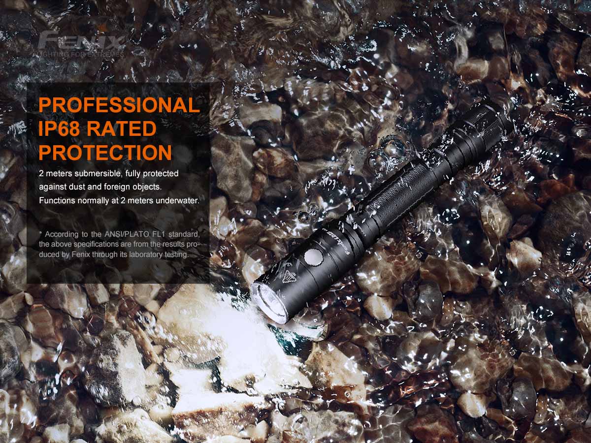 Fenix LD22 V2.0 Tactical Flashlight - 300 Lumens, Waterproof LED Torch for Camping, Hiking, Emergency & Outdoor Adventures