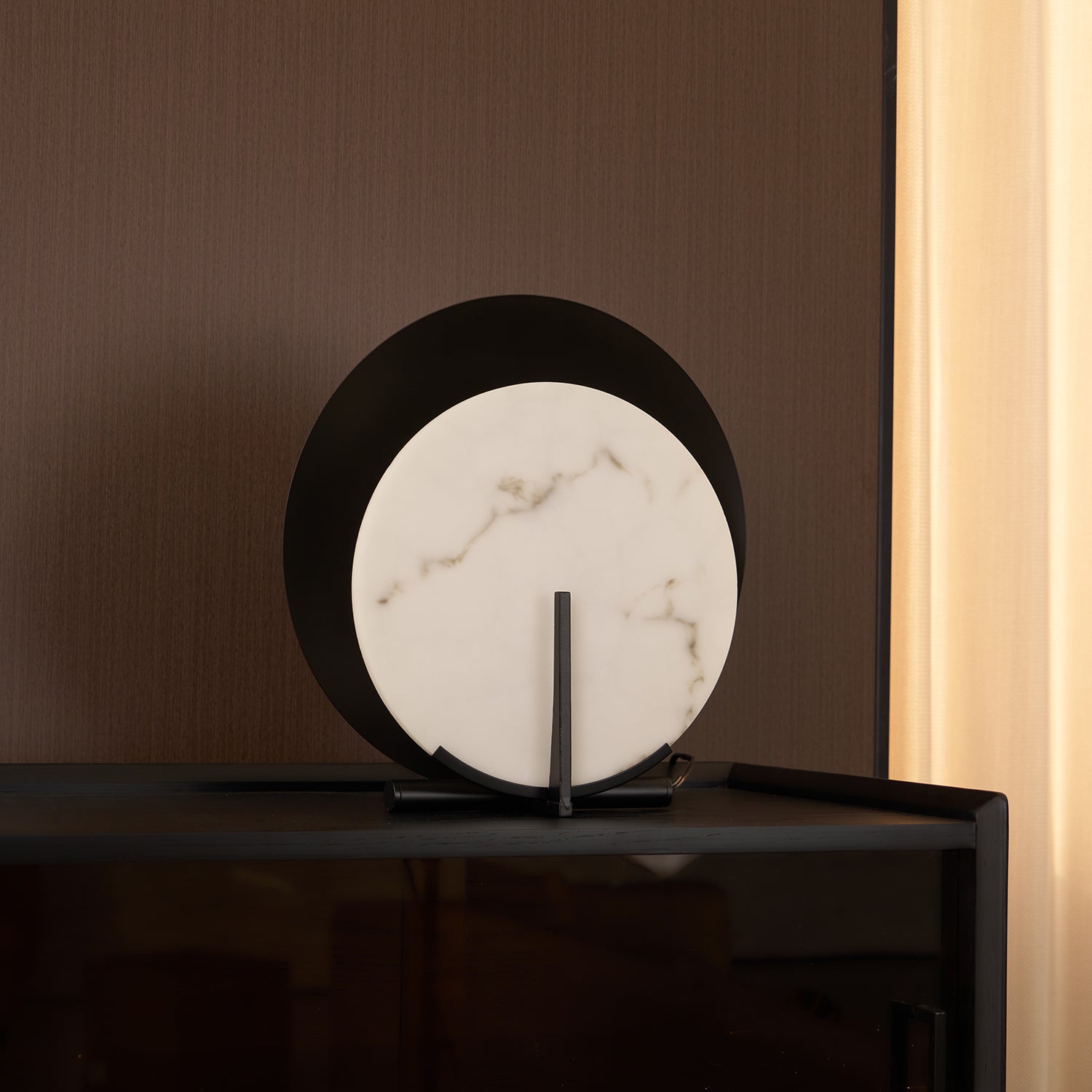 Corbett Asteria Table Lamp - Modern LED Bedside Lamp with USB Port, Adjustable Brightness for Bedroom, Living Room, and Office Decor