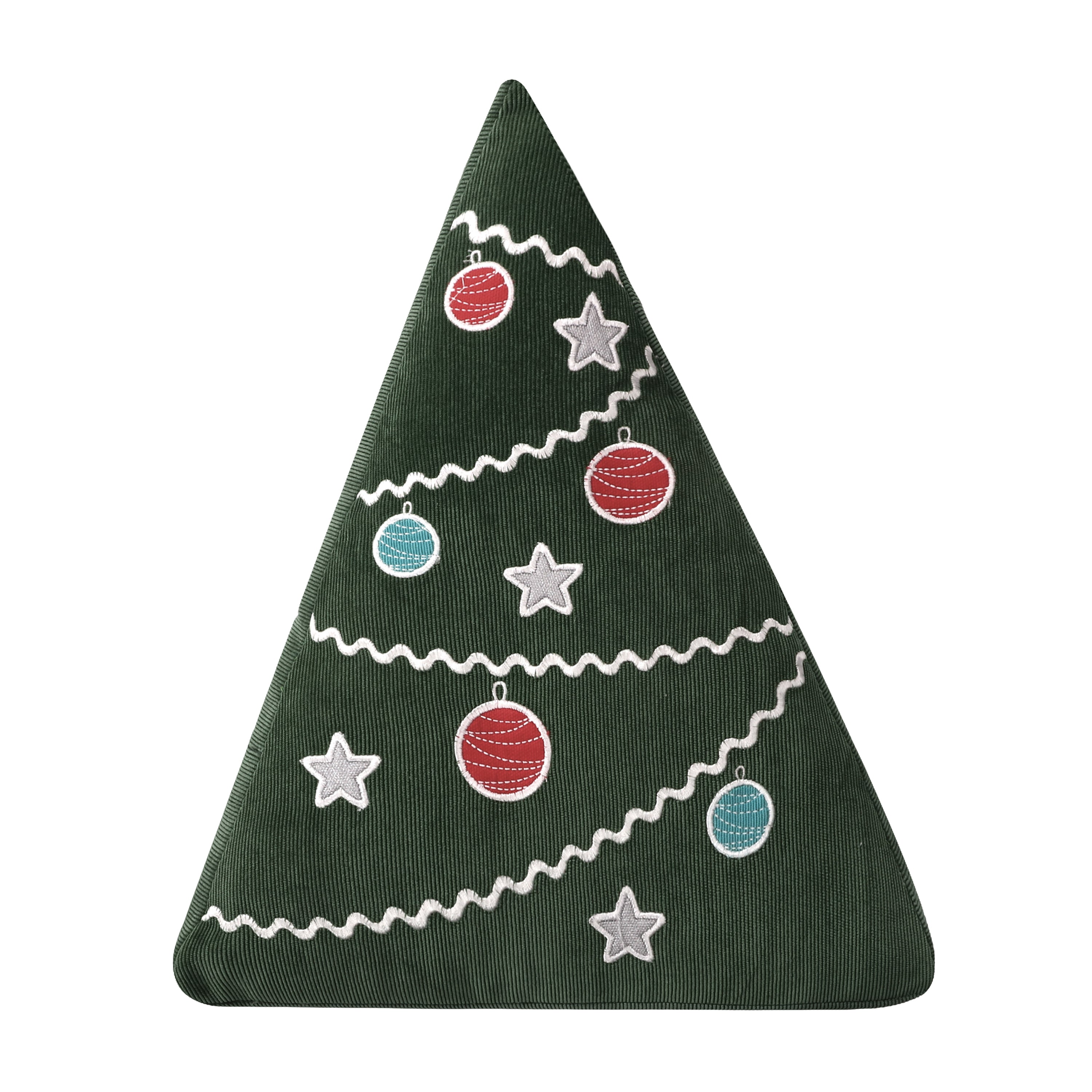 Santa Claus Lane Christmas Tree Pillow - Festive Holiday Home Decor for Living Room, Bedroom & Christmas Decorations