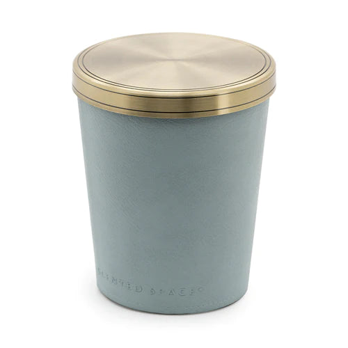 Premium 900g Leather Scented Candle by Scented Space - Luxury Home Fragrance for Living Room, Bedroom & Office Decor