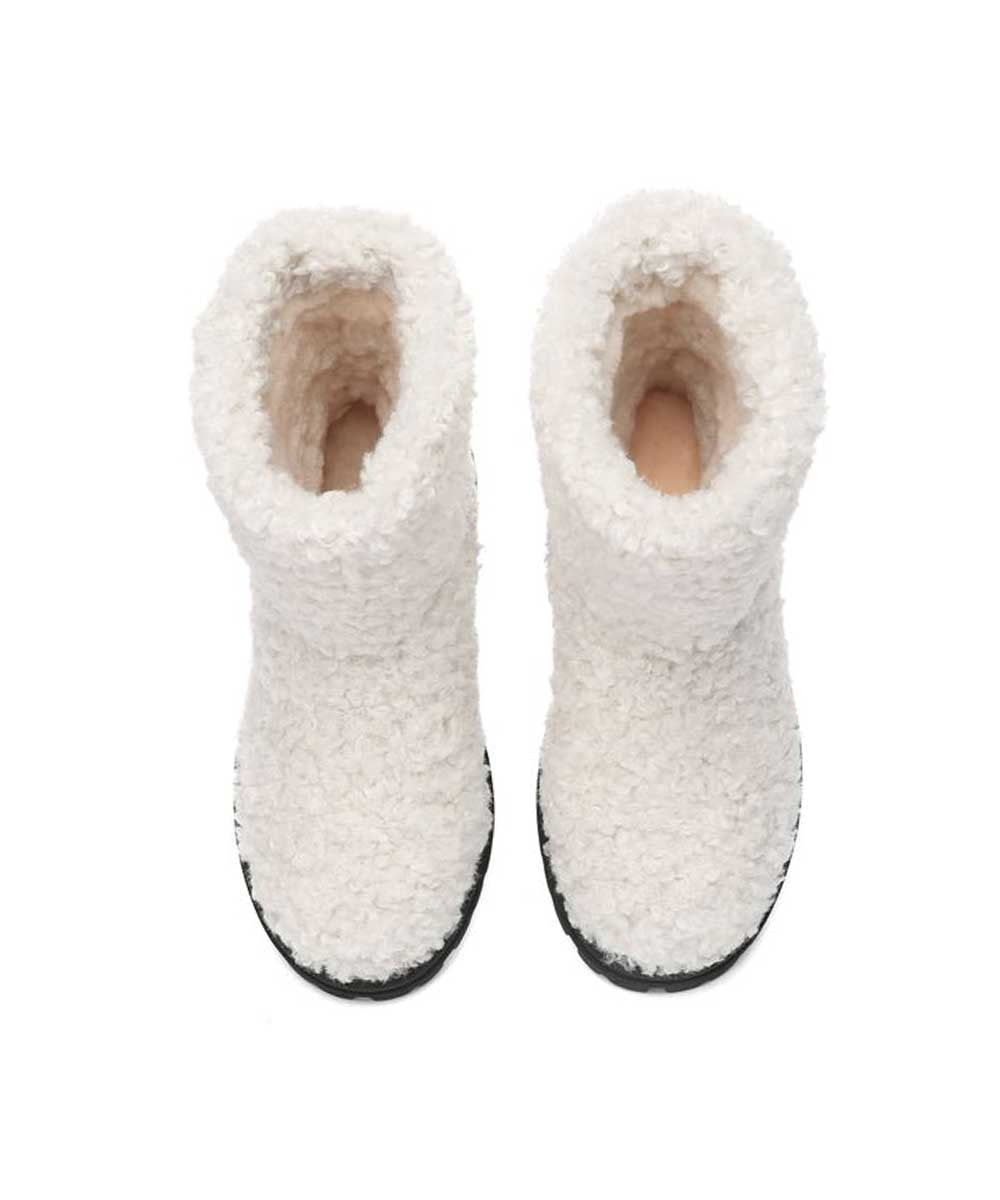 Women's Warm Penny Plush Wool Boots - Cozy Winter Snow Boots for Women - Waterproof & Slip-Resistant - Perfect for Snowy Days, Hiking & Outdoor Activities