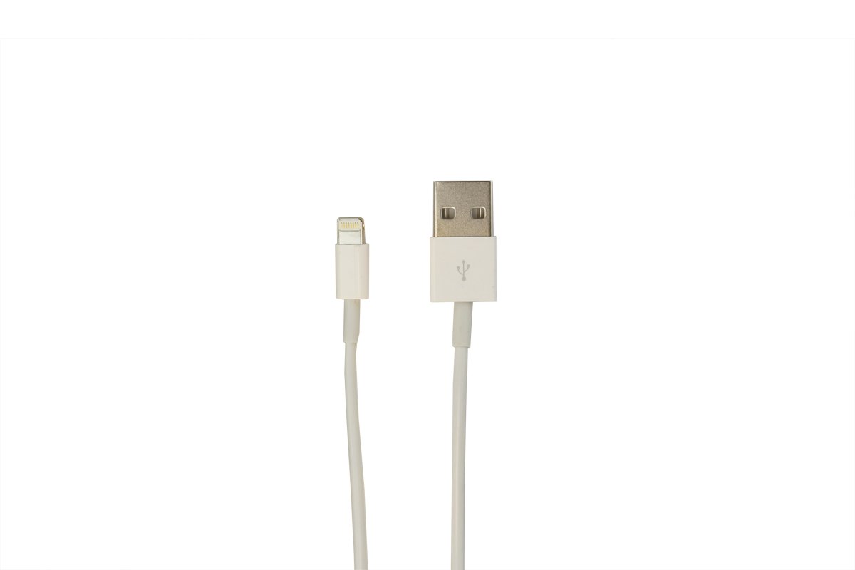 VisionTek Lightning to USB Cable 0.25m (8in) White - Fast Charging & Data Sync for iPhone iPad - Perfect for Home, Office & Travel Use