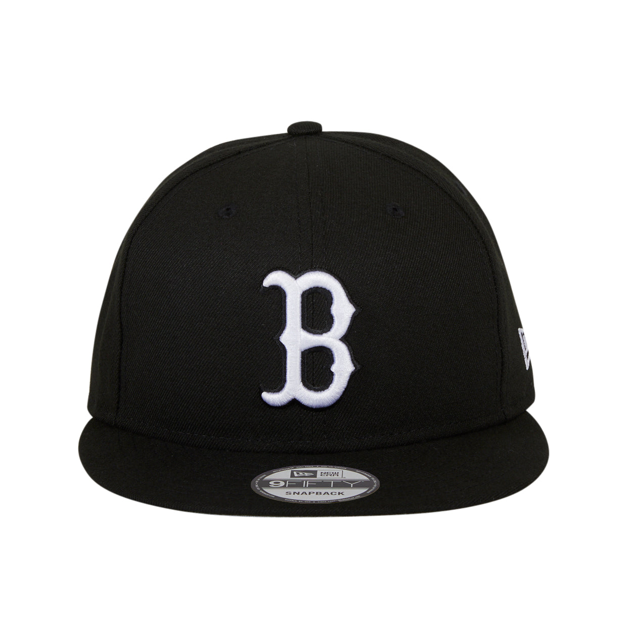 New Era 9Fifty MLB Basic Boston Red Sox Snapback Hat - Black & White Adjustable Baseball Cap for Men & Women - Perfect for Games, Streetwear & Sports Fan Gifts