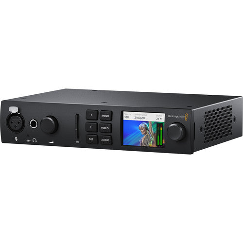 Blackmagic Design UltraStudio 4K Mini Thunderbolt 3 Capture & Playback Device - Professional 4K Video Recorder for Live Streaming, Video Editing & Broadcast Production