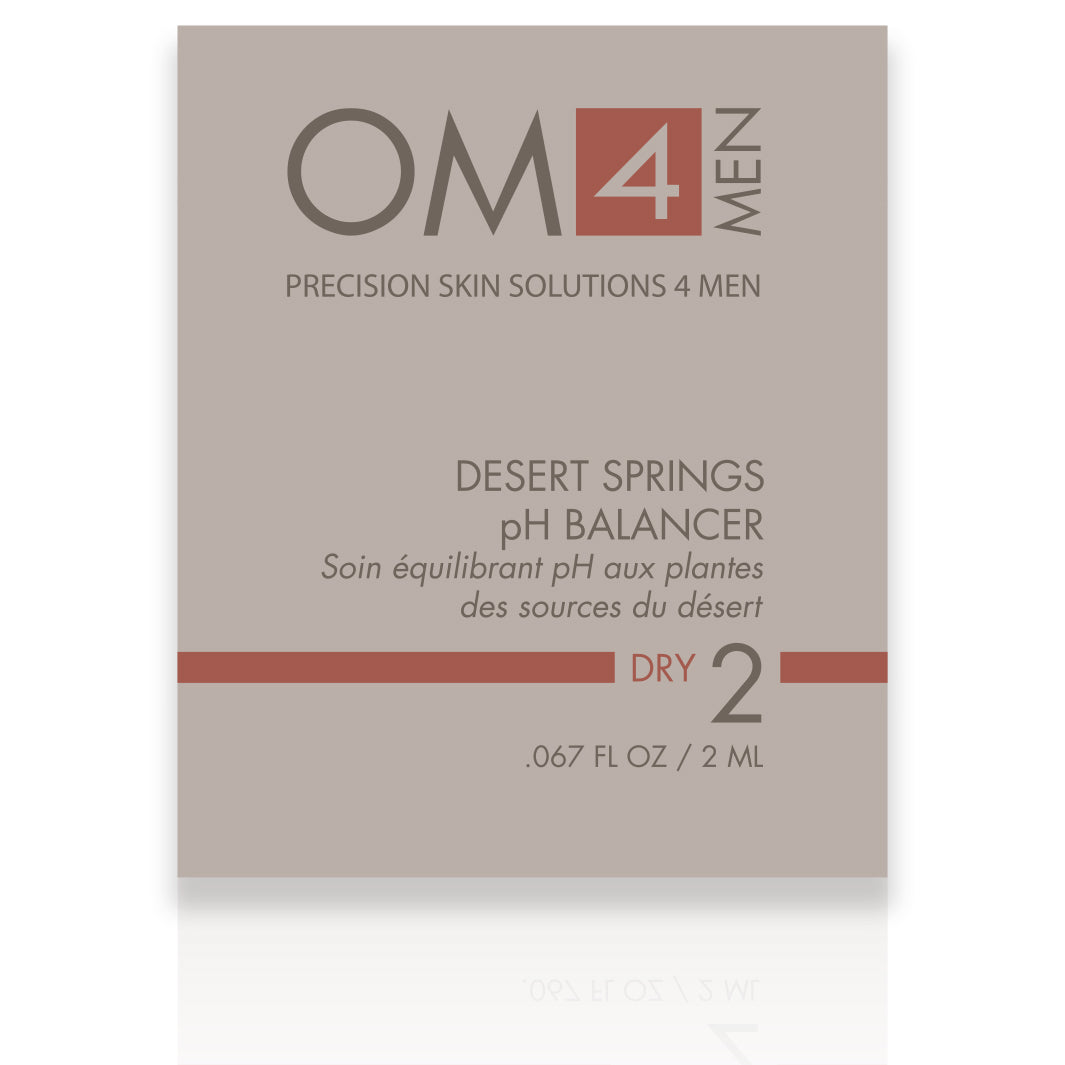 Organic OM4 Dry Step 2: Hydrating Aftershave & Toner for Men with Desert Springs Extract | Soothes & Moisturizes Skin After Shaving | Perfect for Sensitive & Dry Skin Care Routine