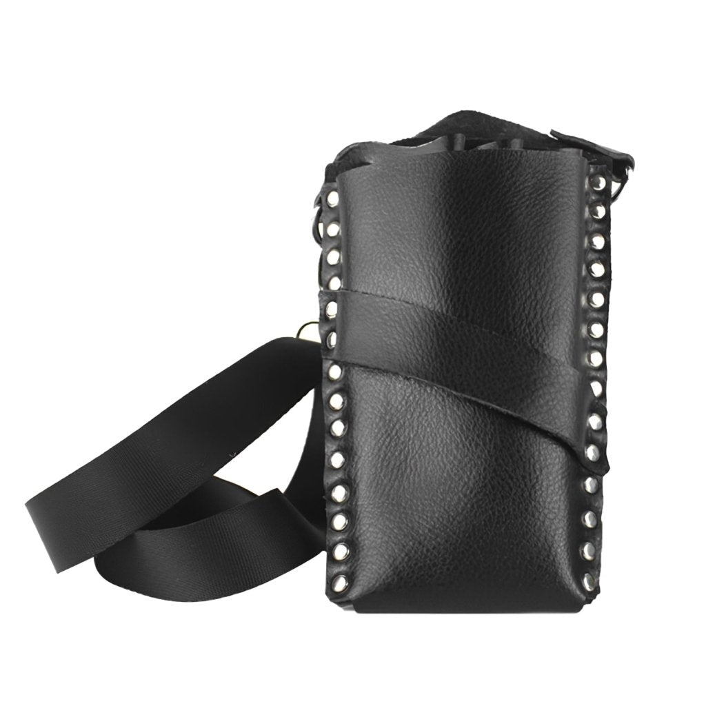 Durable PU Leather Tool Pouch Bag with Adjustable Waist Belt - Perfect for Electricians, Plumbers & Construction Workers (Model J10)