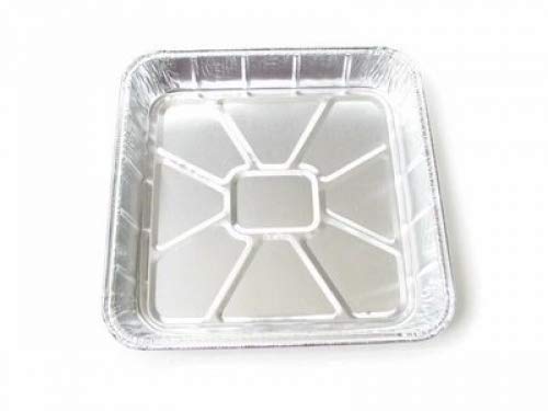 KitchenDance 7-7/8 x 7-8/8 Inch Disposable Aluminum Square Cake Pans - 100 Pack Heavy Duty Foil Baking Pans for Cakes, Brownies, Lasagna & Meal Prep - Perfect for Home Baking, Parties & Catering Events