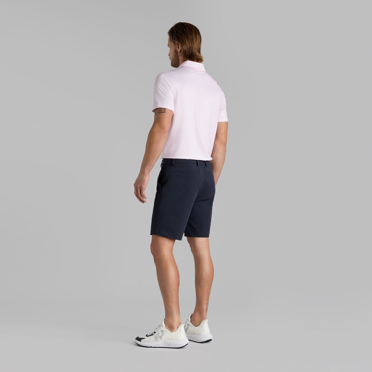 G/FORE Men's Everyday Solid Performance Shorts - Lightweight, Quick-Dry & Comfortable for Golf, Running & Casual Wear