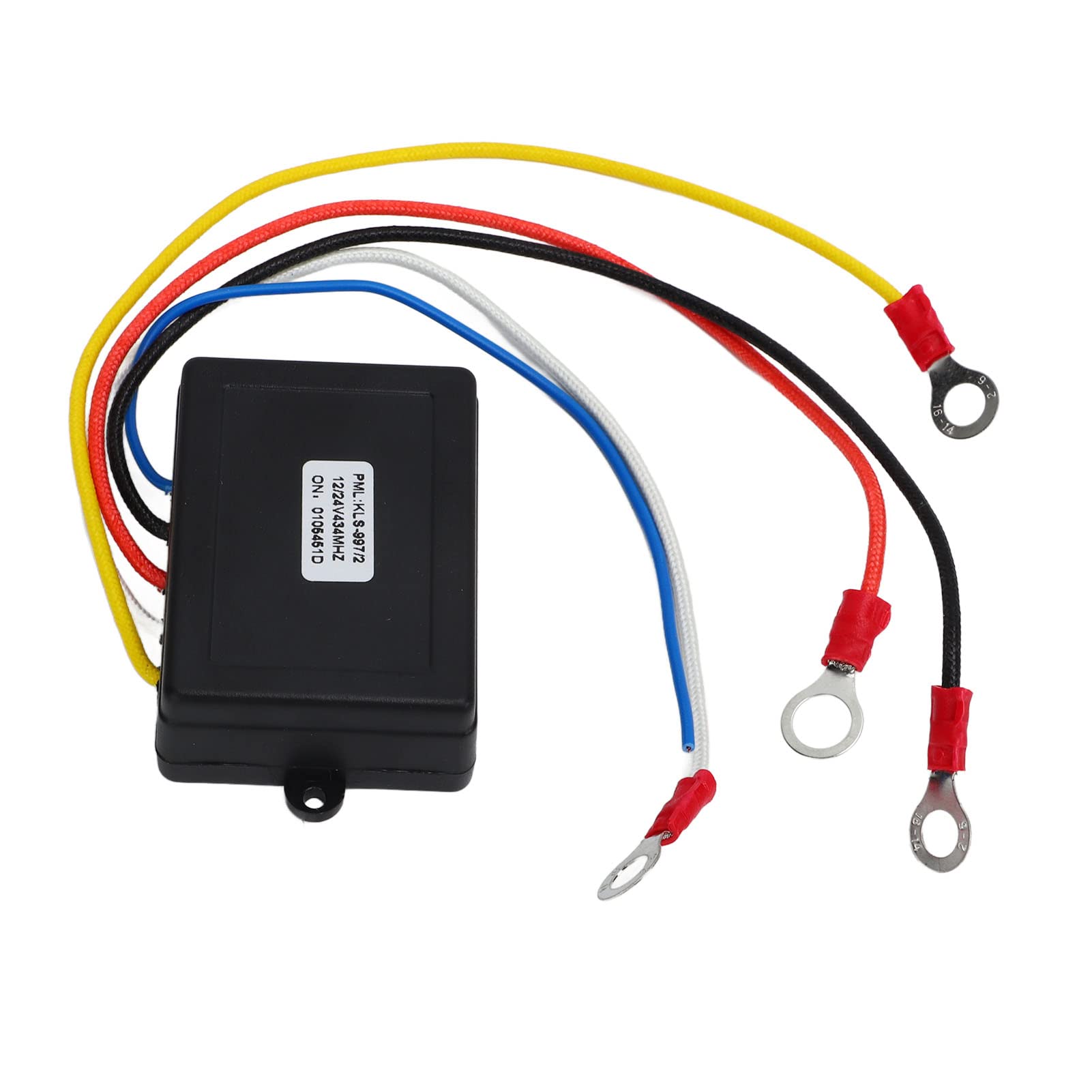 KIMISS 12V 24V Wireless Winch Remote Control Kit - Universal Truck ATV SUV Winch Switch Receiver - Perfect for Off-Road Recovery, Towing & Heavy Duty Applications