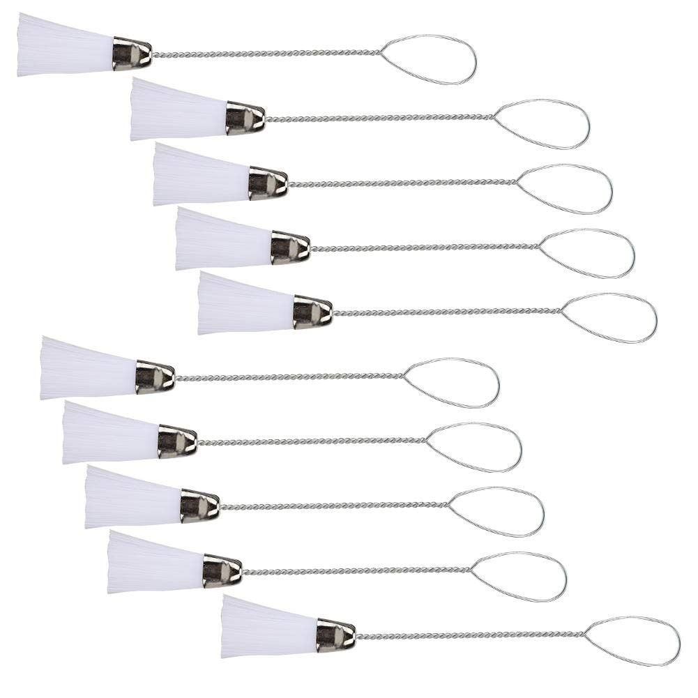 Stainless Steel Nylon Cleaning Brush - Single Head Design for Keyboard, Computer, Bottle & Dust Removal - Perfect for Sewing Machines & Fine Crevices Cleaning - Home & Office Use