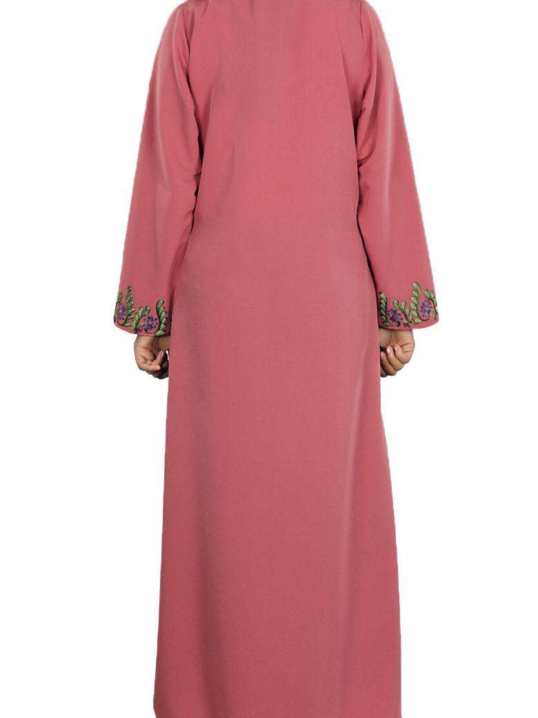 Elegant Zoya Dusty Pink Abaya - Modest Islamic Dress for Women | Perfect for Prayer, Eid, and Special Occasions