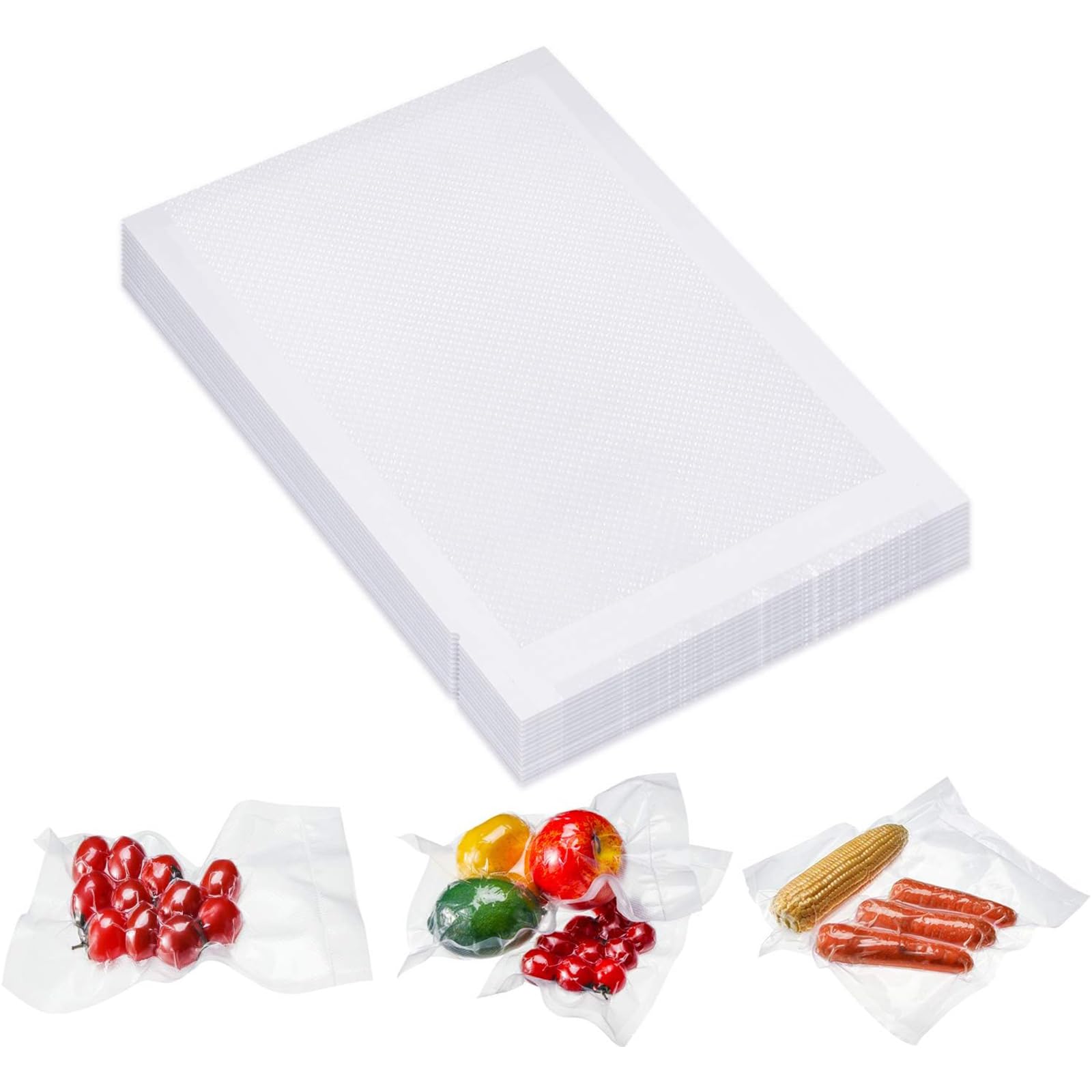 Outus 4x6 Inch Vacuum Sealer Bags - 240 Pre-Cut Heat Seal Bags for Food Preservation | Airtight Storage for Meats, Vegetables & Meal Prep | Freezer & Sous Vide Safe