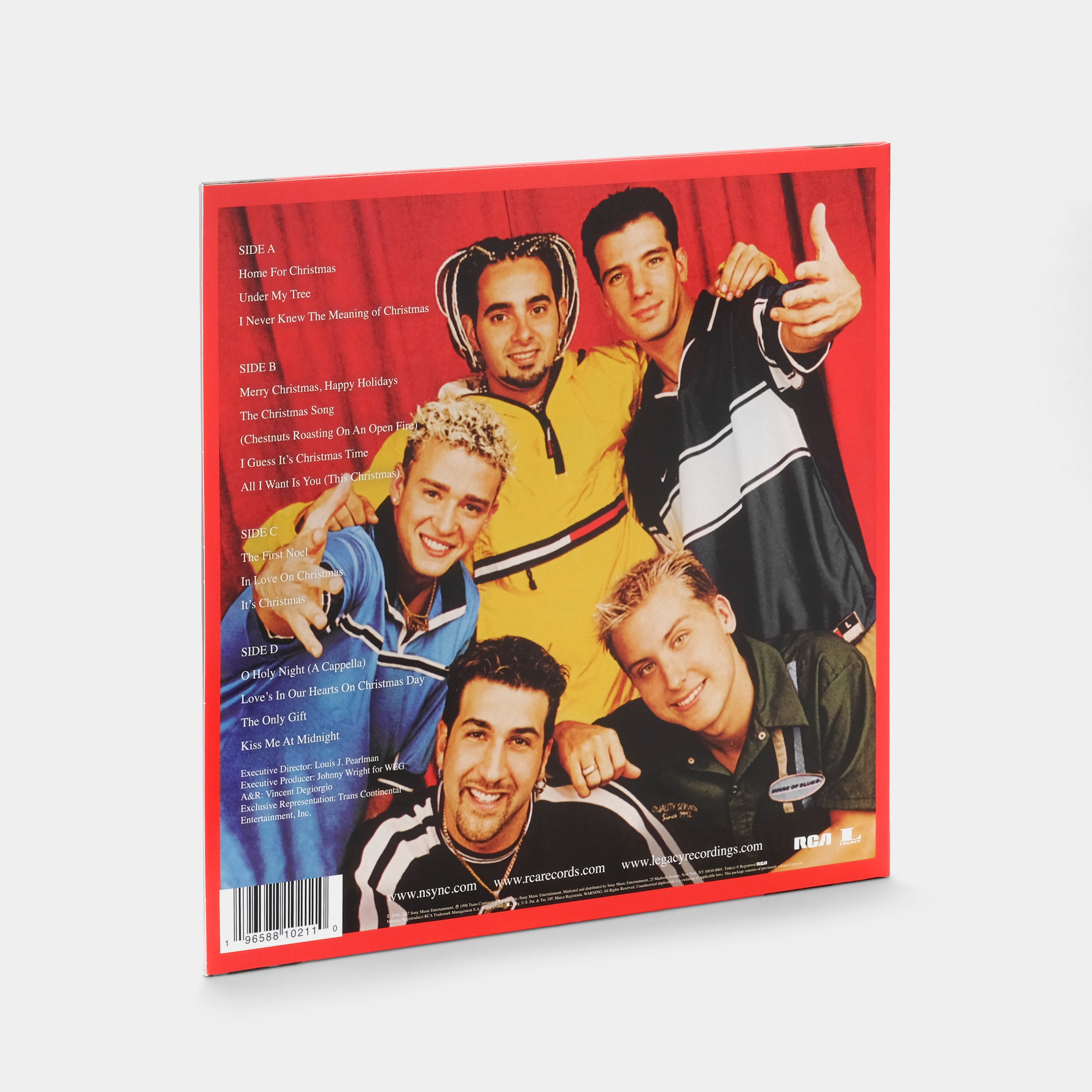 *NSYNC Home For Christmas 2xLP Vinyl Record (25th Anniversary Edition) - Limited Edition Holiday Music for Christmas Decorations & Gift Giving