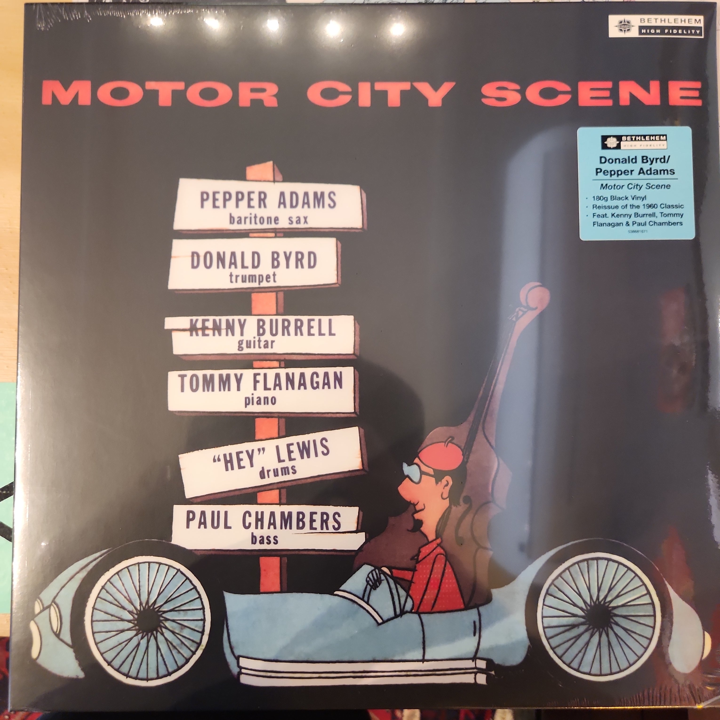 Donald Byrd & Pepper Adams - Motor City Scene Jazz Vinyl LP Record | Classic Jazz Album for Music Collectors & Audiophiles | Perfect for Home Listening & Vinyl Enthusiasts