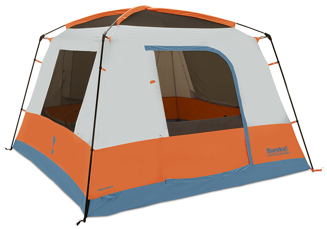 Eureka Copper Canyon LX 4-Person Camping Tent - Lightweight, Spacious & Weatherproof for Outdoor Adventures, Hiking & Family Camping Trips